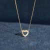 Trinity Heart Necklace - Image 4