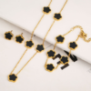 Emerald Gold Clover Bracelet - Image 10