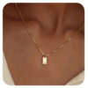 Custom Initial Pendant Necklace