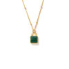Alice Malachite Square Necklace