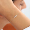 Sterling silver tennis bracelet - Image 4