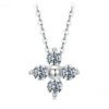 Moissanite Flower Necklace