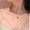 Alice Malachite Square Necklace