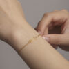 Gold Safety Pin Necklace